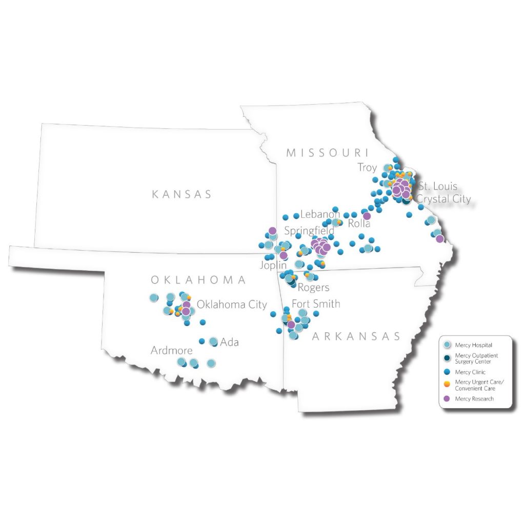 Mercy Research Area Map